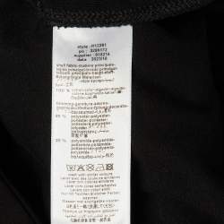 Pre Owned Givenchy Kids Black Mesh Embroidered Logo Detail Cotton Shirt Dress 10Yrs