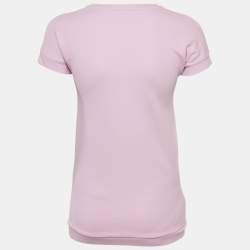 مملوكة مسبقًا Givenchy Kids Purple Logo Print Cotton Dress 10Yrs