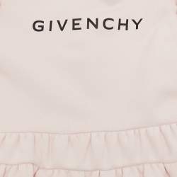 مملوكة مسبقًا فستان مزخرف قطن بشعار وردي للأطفال من جيفنشي 2 سنة