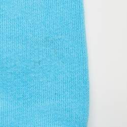 Pre Owned Gucci Kids Blue Logo Print Cotton Joggers 6 Yrs