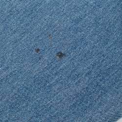 Pre Owned Gucci Kids Blue Embroidered Detail Denim Jeans 6Y Waist 16"