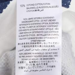 Pre Owned Gucci White Printed Jersey Crewneck T-Shirt 5 Years