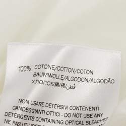 Pre Owned Gucci Kids White Logo Print Cotton Onesie 0-3M