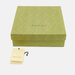 Pre Owned طقم قطن مطبوع بشعار عتيق زهري للأطفال غوتشي 0/3 شهور