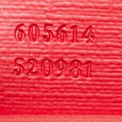 Pre Owned Gucci Beige/Red Cat GG Supreme Canvas and Leather Tote