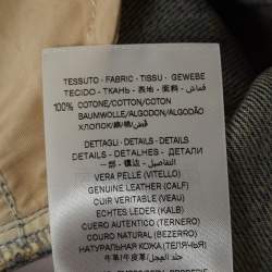 Gucci Blue Distressed Embroidered Denim Jeans (10 Yrs)