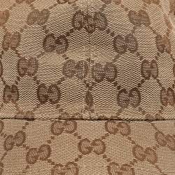 Gucci Beige GG Web Canvas Baseball Cap L