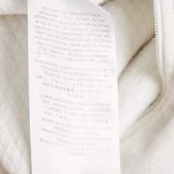 Gucci Kids White Cotton Zip-Up Jacket 8 Yrs 