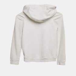 Gucci Kids White Cotton Zip-Up Jacket 8 Yrs 