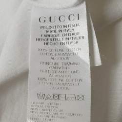 مملوكة مسبقًا Gucci Kids White Web Collar Jersey Polo T-Shirt 6 Yrs 