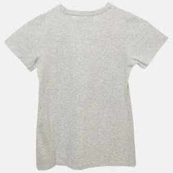 Pre Owned Gucci Kids Grey Blind For Love Print Jersey T-Shirt 6 Yrs