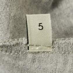 Pre Owned تي شيرت جيرسي غوتشي أطفال رمادي بحواف أكمام ويب 5 سنوات