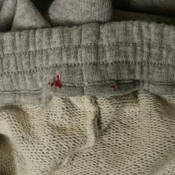 Pre Owned Gucci Kids Grey Big Cotton Jersey Cat Applique Sweatpants 10 Yrs