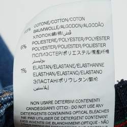 Pre Owned Gucci Kids Blue Denim Jeans 24M