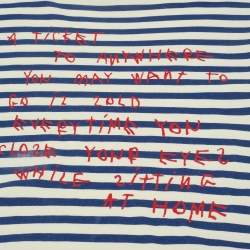 Pre Owned Gucci Kids Striped Jersey T-Shirt 8Yrs