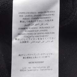 Pre Owned Gucci Kids Black Logo Print Cotton Sweater 4Yrs