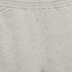 مملوكة مسبقًا Gucci Kids Grey Cotton Tiger Applique Joggers 10Yrs