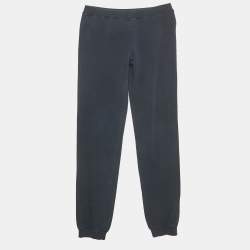 Pre Owned بنطال رياضي جيرسي أزرق غوتشي للأطفال 12 سنة