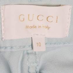 مملوكة مسبقًا \[جينز غووتشي دنيم أزرق مقاس عادي 10 سنوات\]