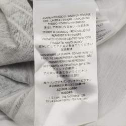 Pre Owned Gucci White Backpack Graphic Print Jersey T-Shirt 18/24 M