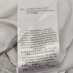 Pre Owned Gucci White Backpack Graphic Print Jersey T-Shirt 18/24 M