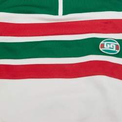 مملوكة مسبقًا Gucci Kids Green Jersey GG Applique Jacket 4Yrs