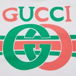 مملوكة مسبقًا سويت شيرت غوتشي بيج للأطفال قطن بتشابك GG 5 سنوات