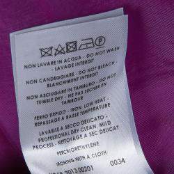 Gucci Purple Brocade Cap Sleeve Dress 8 Yrs