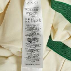 Gucci Kids Off White Web Waistband Jersey Pleated Mini Skirt 12 Yrs 