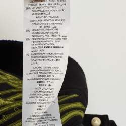 مملوكة مسبقًا Gucci Kids Black Floral Embroidered Cotton Sweatshirt 6Yrs