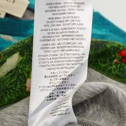 Pre Owned Gucci Kids Blue Garden Print Neoprene Sweatshirt 6Yrs