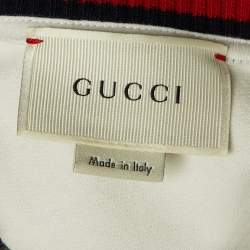 Pre Owned Gucci Kids White Jersey Sleeveless Dress Size 12 Yrs
