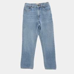 Pre Owned Gucci Kids Blue Denim Regular Fit Jeans 8Yrs/Waist 24"