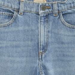 Pre Owned Gucci Kids Blue Denim Regular Fit Jeans 8Yrs/Waist 24"