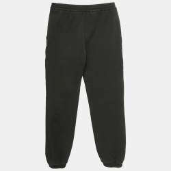 Pre Owned Gucci Kids Green Web Trim Cotton Sweatshirt and Sweatpants 8Yrs