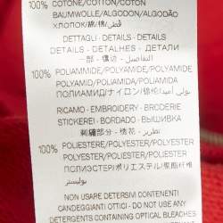 Pre Owned Gucci Kids Red Bow Applique Cotton Hooded Dress 8Yrs