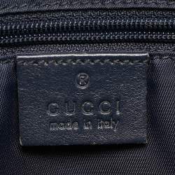 Pre Owned حقيبة ظهر غوتشي من قماش GG سوبرم ب لون كحلي/بيج