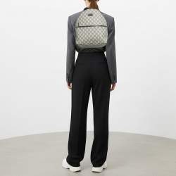 Pre Owned حقيبة ظهر غوتشي من قماش GG سوبرم ب لون كحلي/بيج