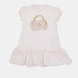 Pre Owned Gucci kids Pink Crossbody Bag Print Aigner Girls Dress 18-24 M