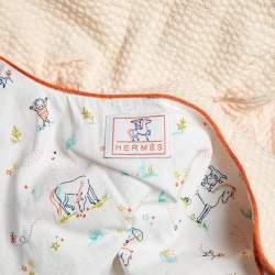 Pre Owned Hermes Melon Cotton Cabriole Sleeping Bag 