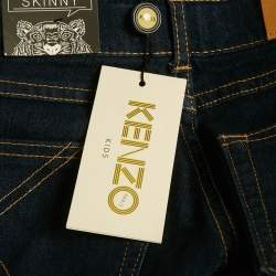 مملوكة مسبقًا جينز كينزو أطفال نيلي ضيق 8 سنوات/خصر 22 بوصة