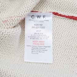 مملوكة مسبقًا كارديغان كينزو بورغندي شعار مطبوع قطن 12 سنة