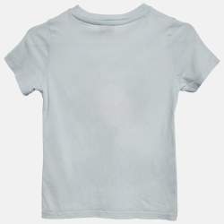 Pre Owned Kenzo Kids Tiger Logo Print Jersey T-Shirt 6 Yrs 