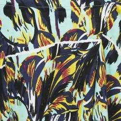 Kenzo Kids Multicolor Abstract Print Cotton Skirt 10 Yrs