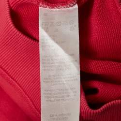 Kenzo Pink Eye Logo Embroidered Cotton Knit Sweatshirt 10 Yrs