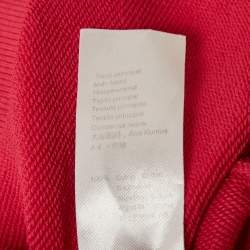 Kenzo Pink Eye Logo Embroidered Cotton Knit Sweatshirt 10 Yrs