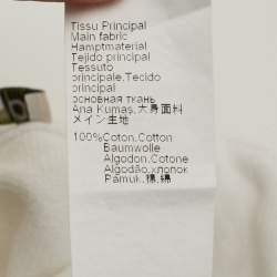 Pre Owned Kenzo Kids White Tiger Embroidered Cotton Sweatshirt 4Yrs