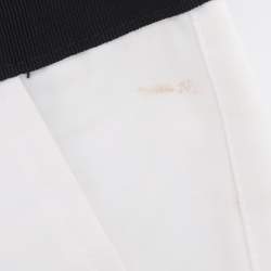 Pre Owned Lanvin White Bermudas Stretch Cotton Shorts 5 Yrs