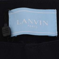 Pre Owned Lanvin White Bermudas Stretch Cotton Shorts 10 Yrs
