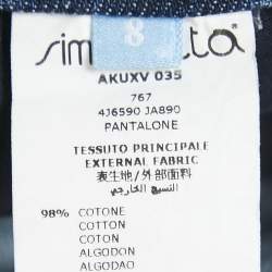Pre Owned Lanvin Kids Blue Denim Skinny Jeans 8 Yrs Waist 22'